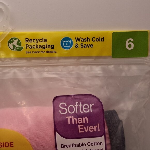 Hanes Ultimate Girls Tagless Hipster Style Super Soft Cotton Underwear 14 Pairs - Picture 8 of 11